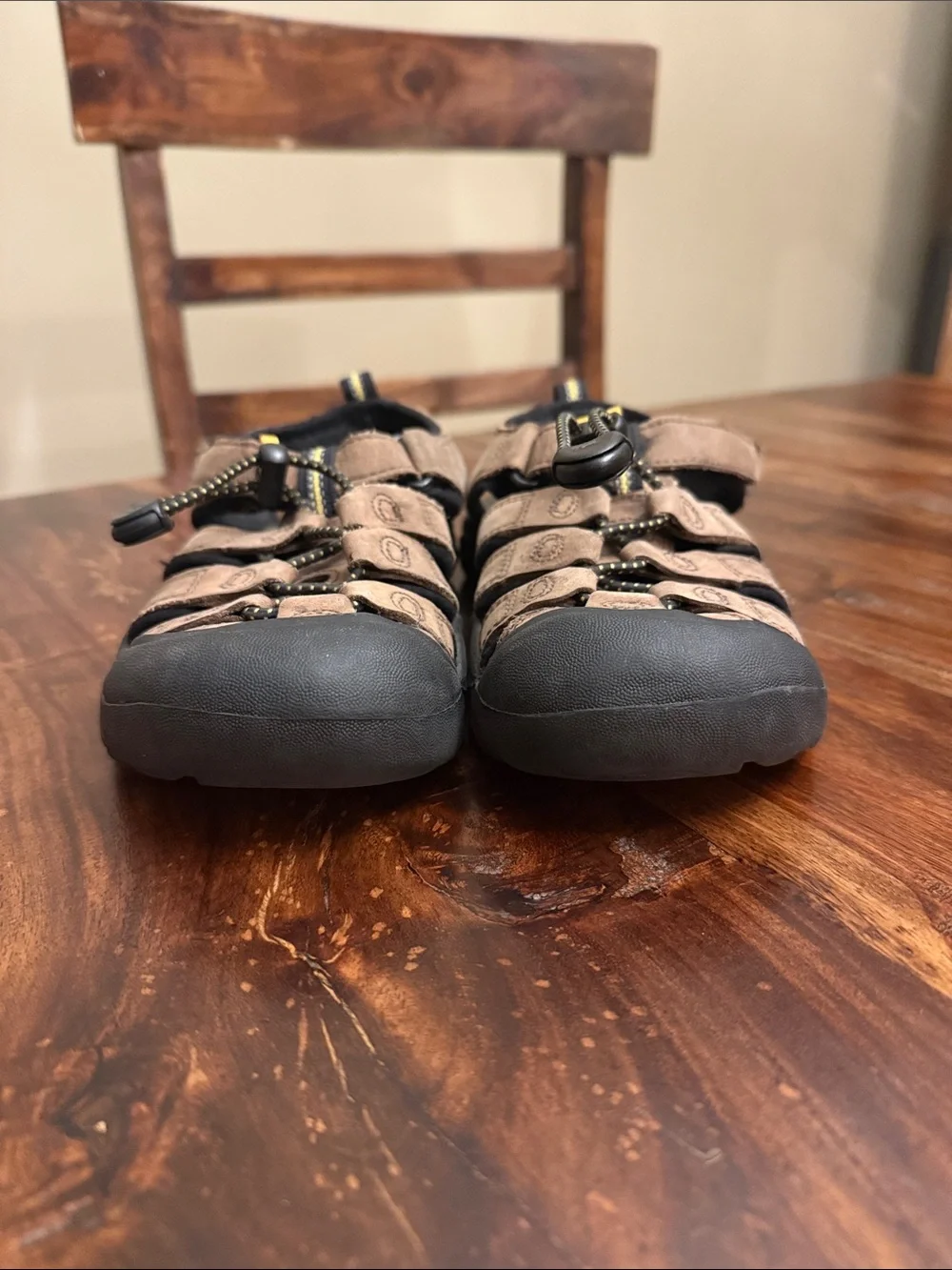 Keen Kids Brown and Black Closed-Toe Outdoor Sandals